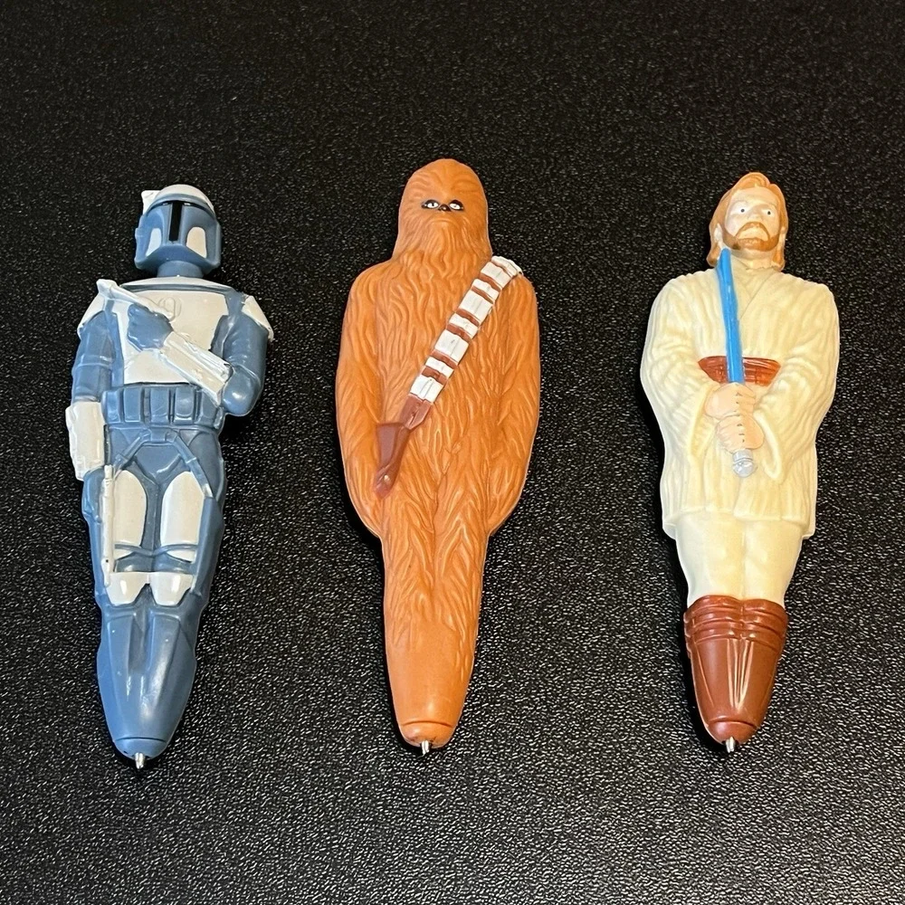 Star Wars Cereal Box Pens General Mills Collectible ALL WORK 2013 Chewbacca Boba